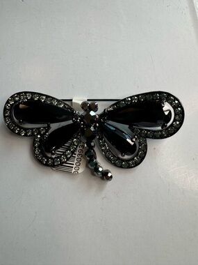 New Black Dragonfly Brooch